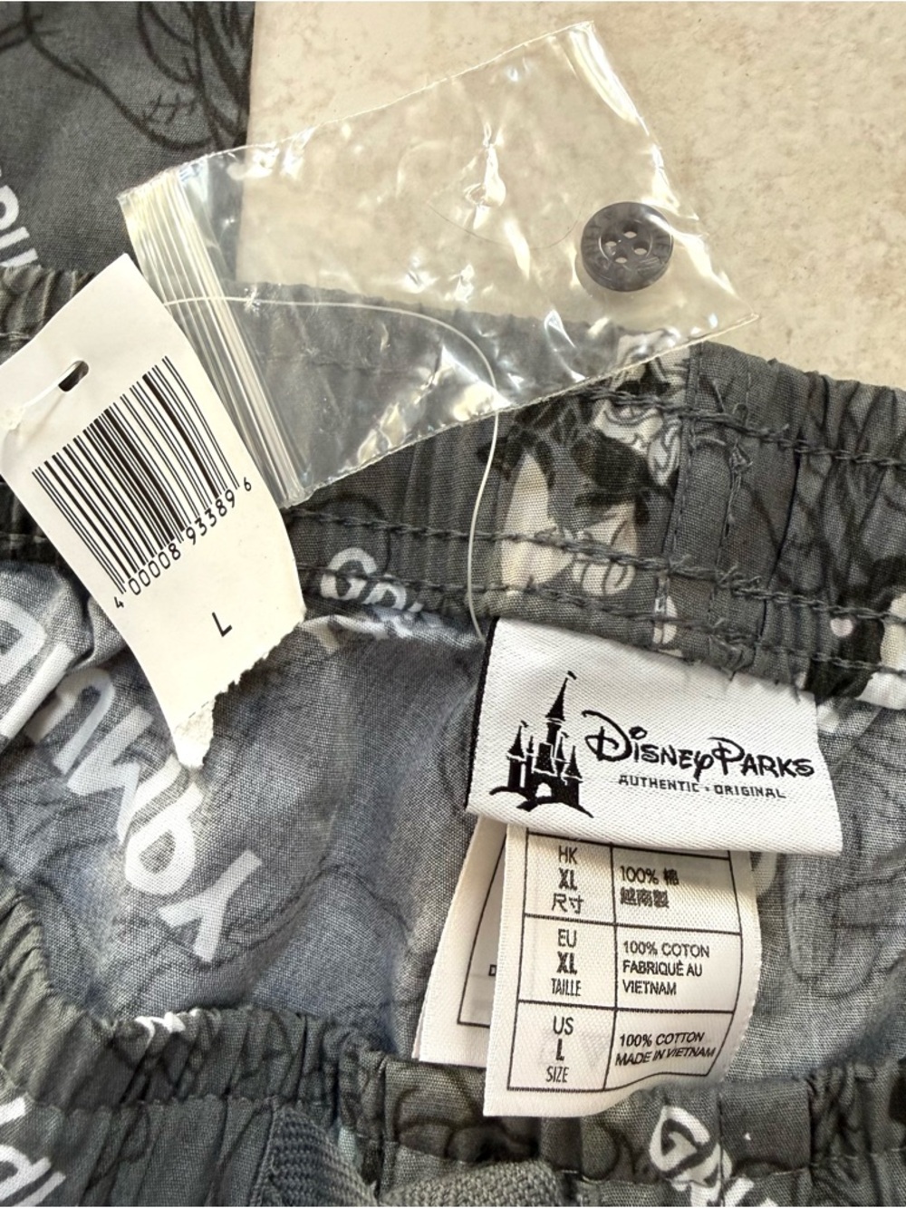NWT Disney Parks ‘Grumpy’ Unisex Lounge Pants - Picture 9 of 10
